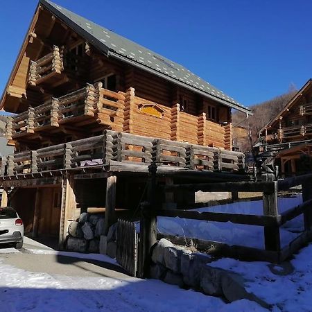 Chalet Les Pins Blancs Allos Exterior foto